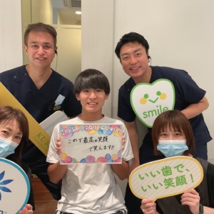 矯正治療終了おめでとうございます！
