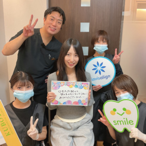 矯正治療終了おめでとうございます！
