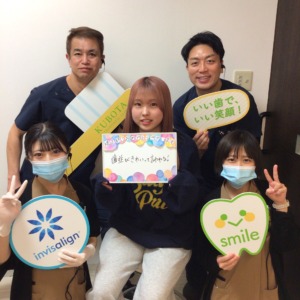矯正治療終了おめでとうございます！